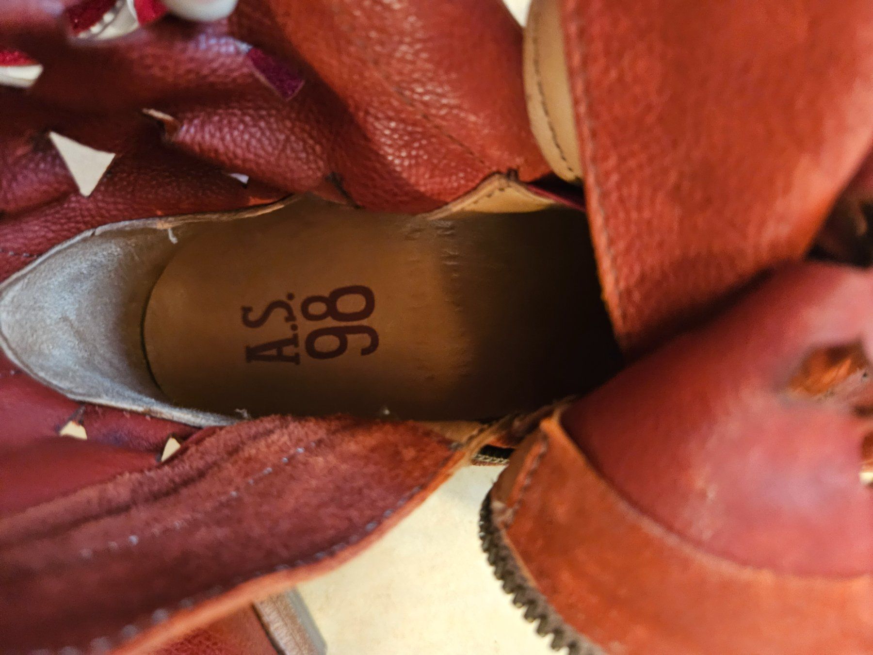 A.S.98 Scarpe da donna: A.S. 98 Wildleder Stiefelette – Usato da Steckborn venduto da suz_v2v6 8