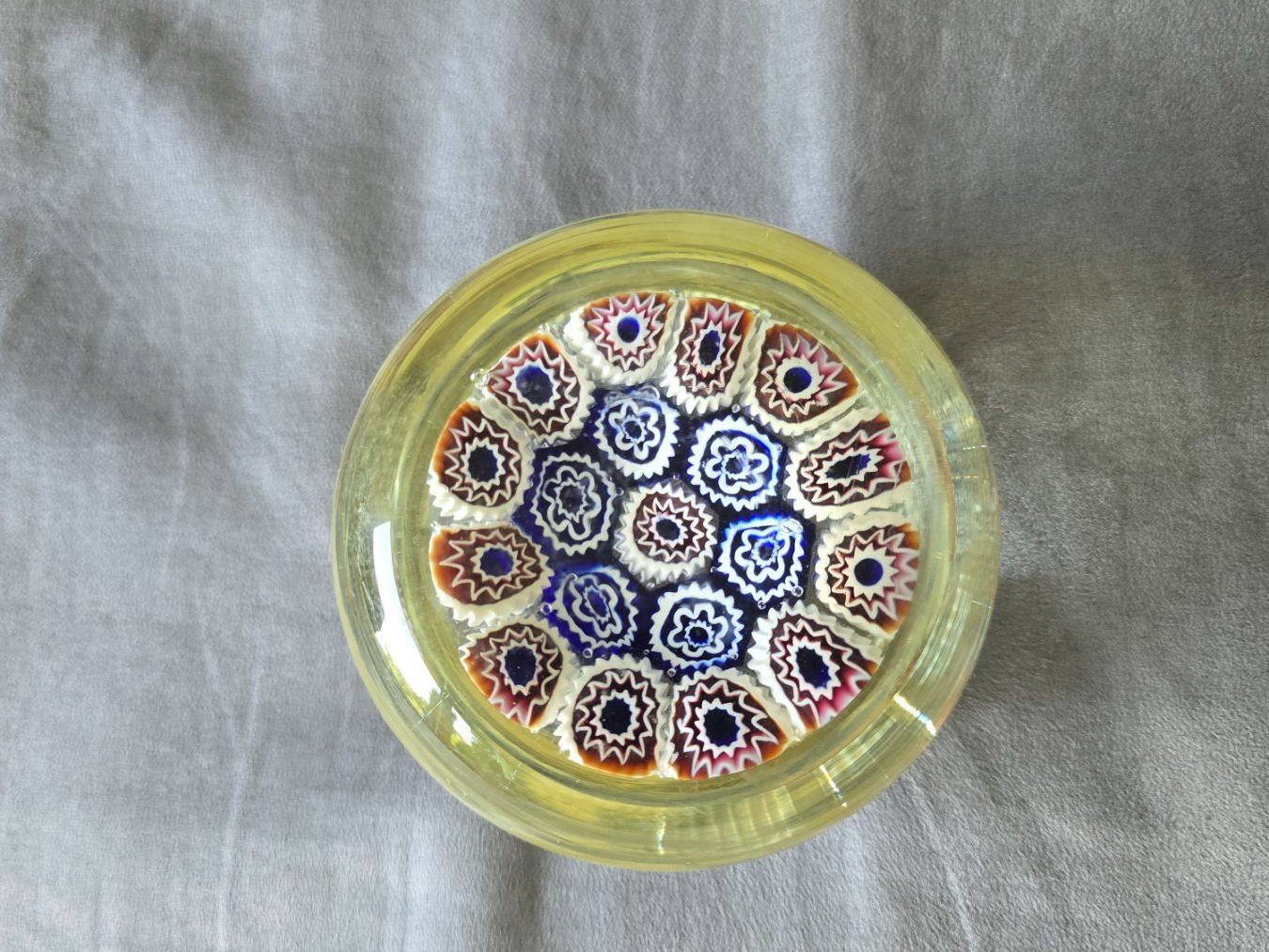 Murano Verres: Papiergewicht Murano Millefiori Glas 9 cm – D'occasion à Meggen par everydaysale 1