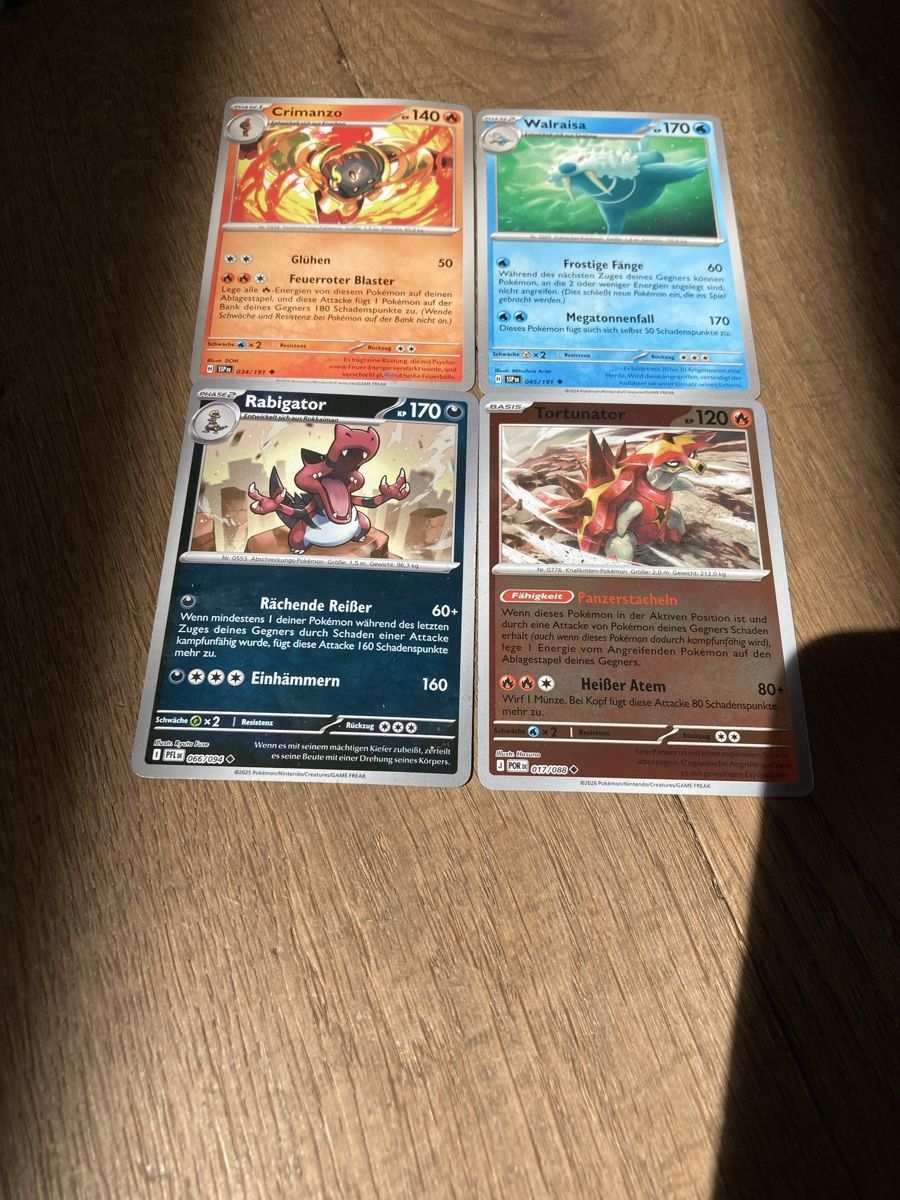 Pokémon Carte collezionabili: 4 Pokémon Karten🔥 – Usato da Uznach venduto da galadriel2009