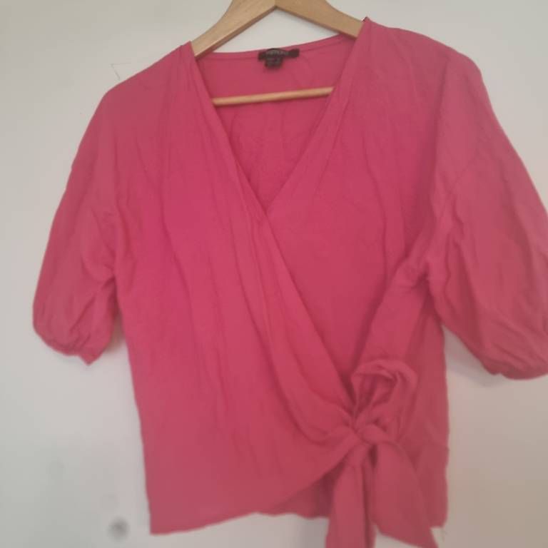 Camicette: Neue Esmara Wickelbluse pink Gr. 42 – Usato da Bern venduto da DiLara2000 1
