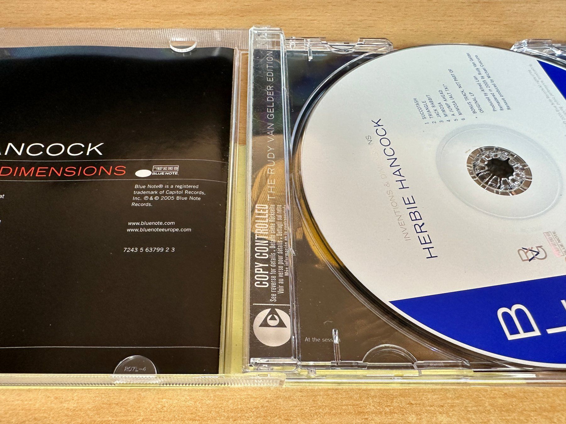 CD: Herbie Hancock – Inventions & Dimensions – Usato da Rikon im Tösstal venduto da Alpenmutz 2