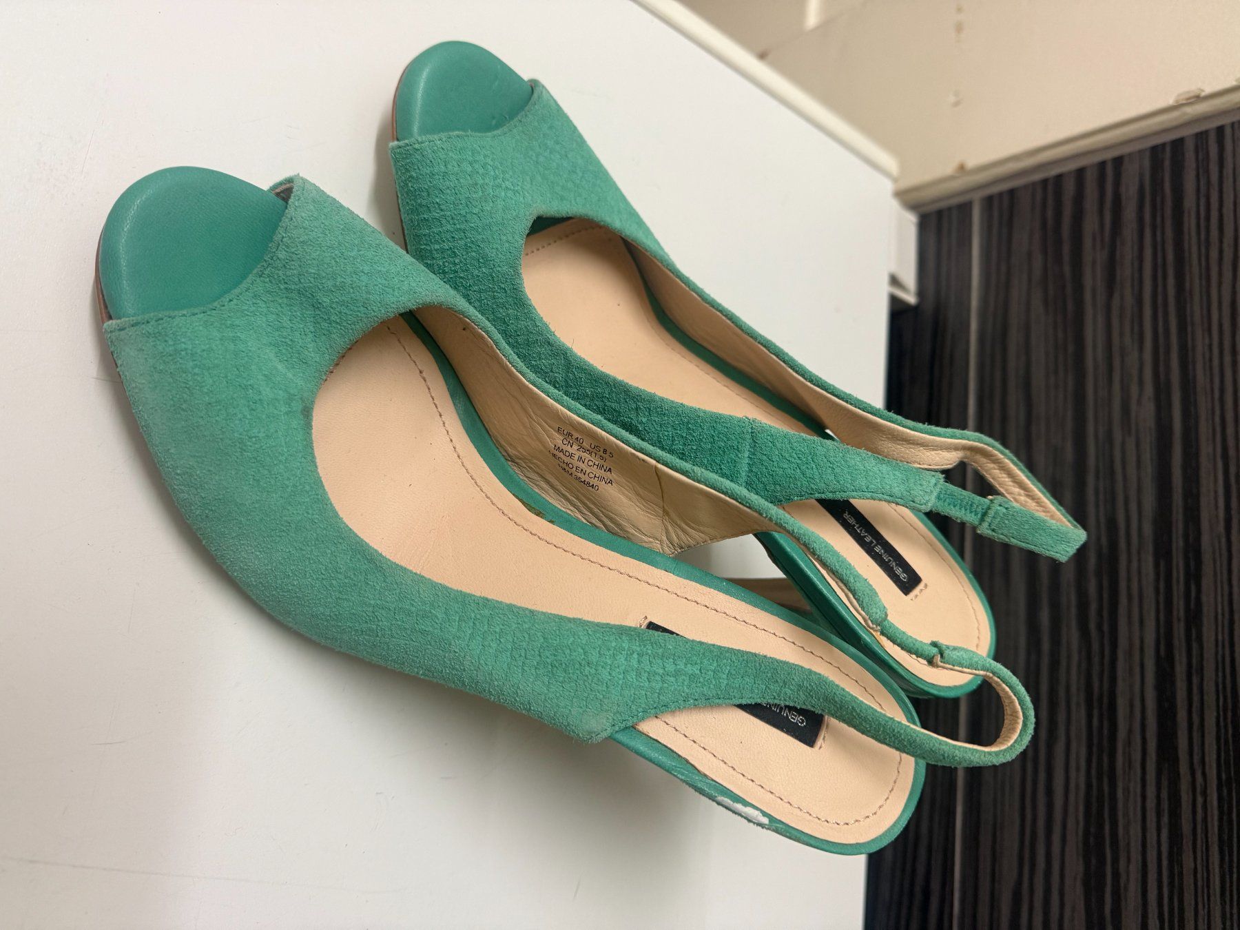 H&M Scarpe da donna: 24. Escarpins vert d’eau à vendre – Nuovo (secondo la descrizione) da Le Locle venduto da tchanatakoua 1