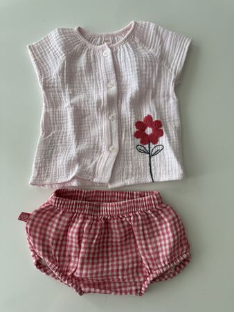 Neuwertiges Musselin Sommerset von Boboli, Gr 6 Mt