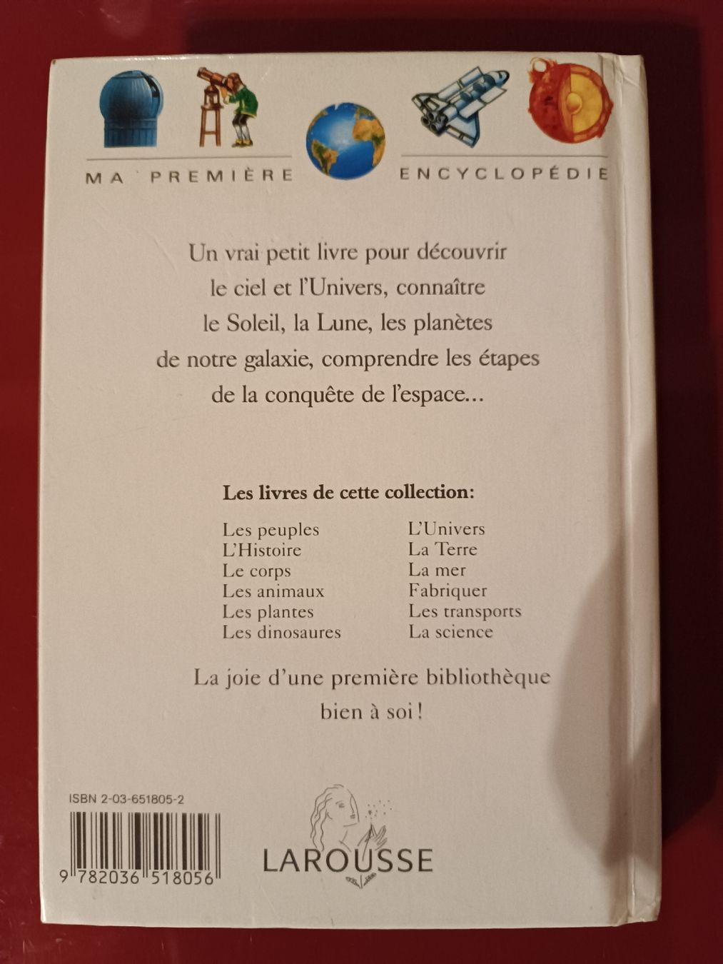 Libri: Encyclopédie "L'Univers" Larousse – Nuovo (secondo la descrizione) da Cornaux NE venduto da Mimi983 3
