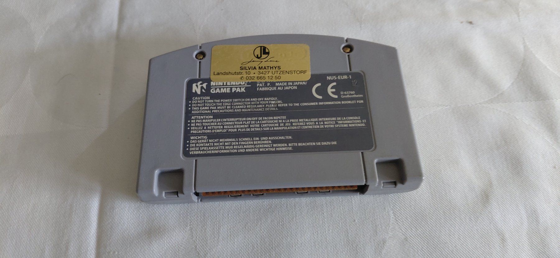 Spiele: Jetforce Gemini  Nintendo 64 – Gebraucht aus Gretzenbach von Uli1980 1