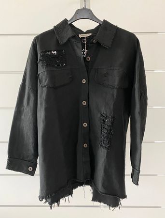 Jeans Hemd Used Style - Grösse ca. 38/40/42 - NEU