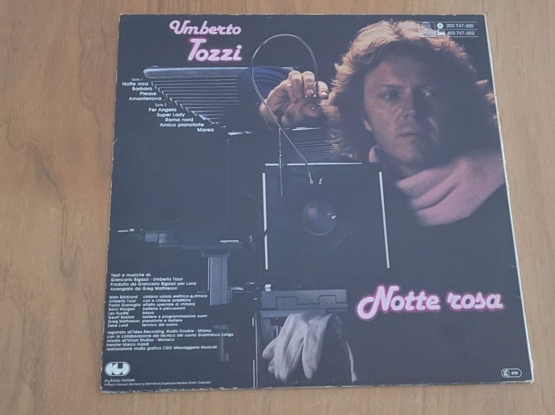 Vinyles: LP Umberto Tozzi – D'occasion à Martigny par MZ-67 1