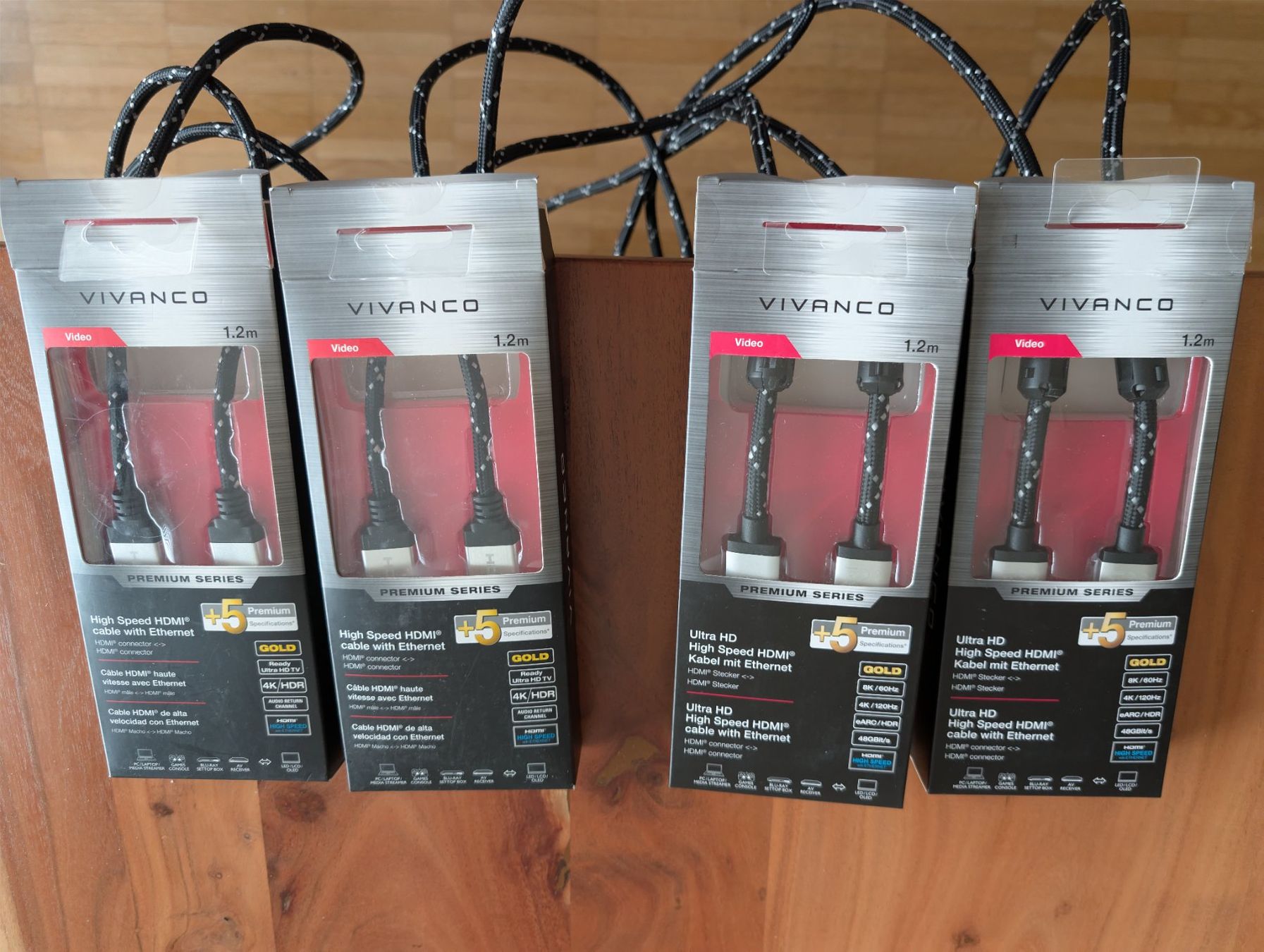 Câbles: Vivanco HDMI-Kabel (4er-Set) – D'occasion à Basel par dborch