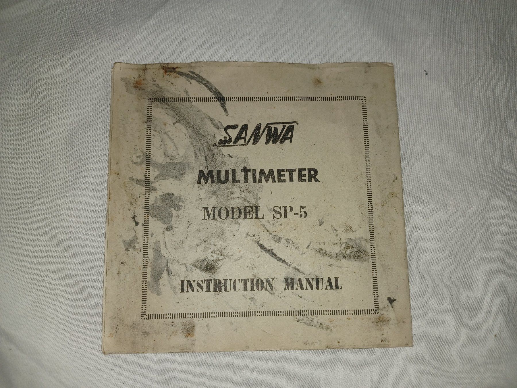 Misurare: Sanwa Multimeter, Vintage – Difettoso da Linthal venduto da Luther 1
