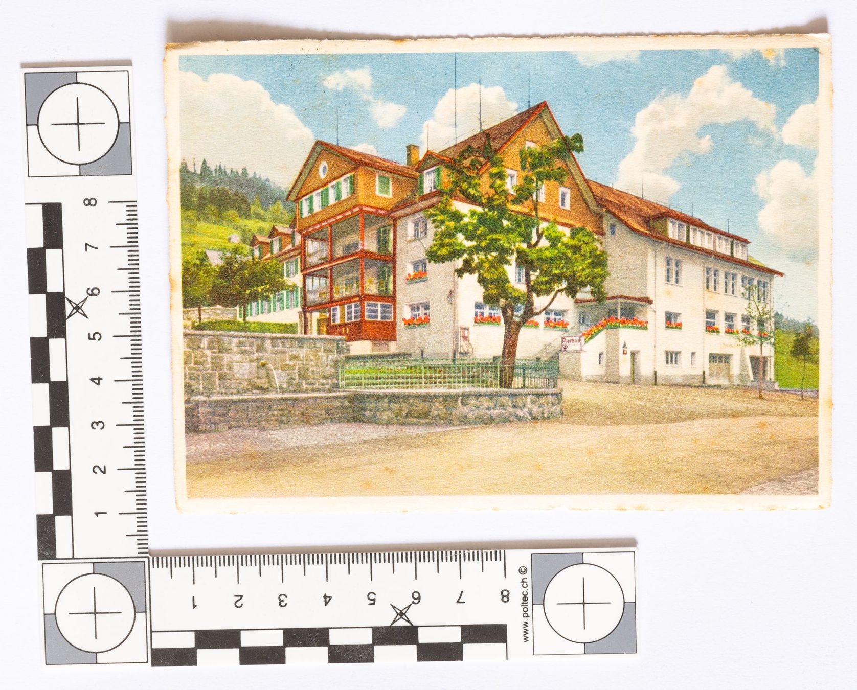 Cartoline postali: Ansichtskarte Hotel-Kurhaus Rietbad – Usato da Riehen venduto da Tignanello1