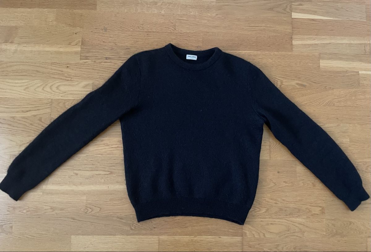 Saint Laurent Maglioni & Felpe: Schwarzer Saint Laurent Paris Pullover Gr. S aus Baumwolle – Nuovo (secondo la descrizione) da Adliswil venduto da maximiliann 1