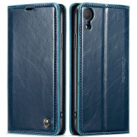 CaseMe iPhone XR Luxus Leder Cover Case