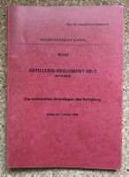 SCHWEIZER ARMEE ARTILLERIE-REGLEMENT XII/2 1968
