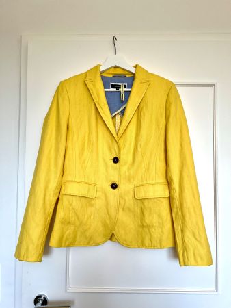Gelber Blazer von More&More, Grösse 38