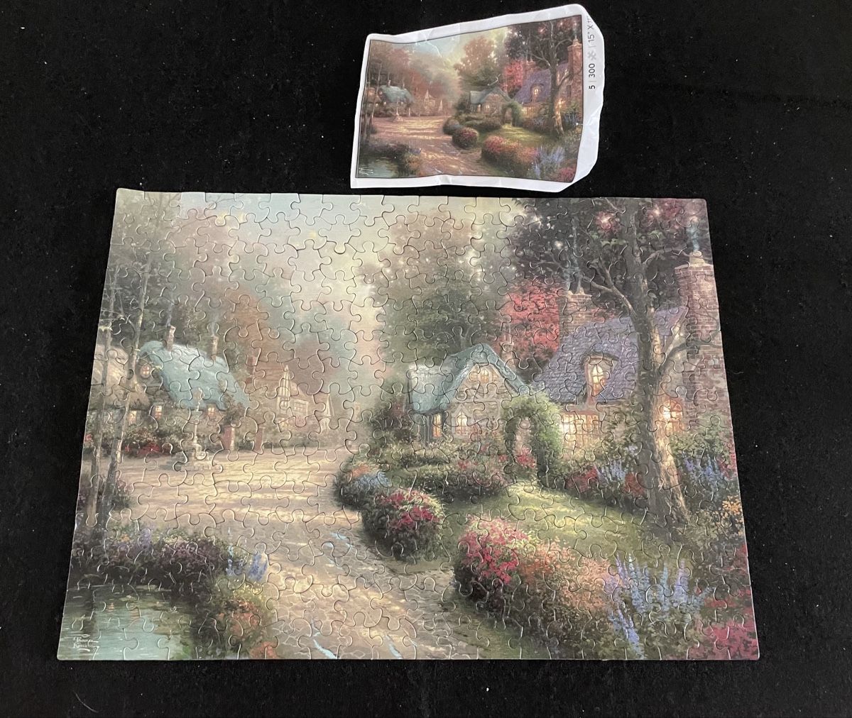 Puzzle: Thomas Kinkade 300 Teile Puzzle – Usato da Basel venduto da Barry27