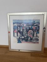 Rudolf Mirer Kunstdruck „COQ“ (Hahn) – hochwertig gerahmt