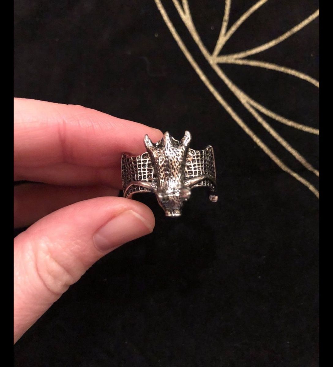 Anelli: Gothic Fledermaus Ring, Halloween – Usato da Luzern venduto da Fledermaus82 5