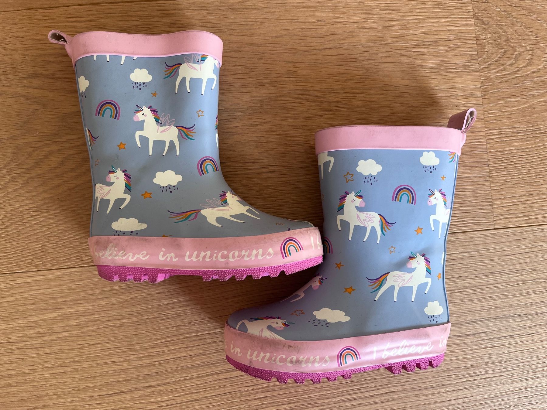Scarpe per ragazzi: Kinder Gummistiefel Einhorn Gr. 21 – Usato da Nusshof venduto da FloMi3 3
