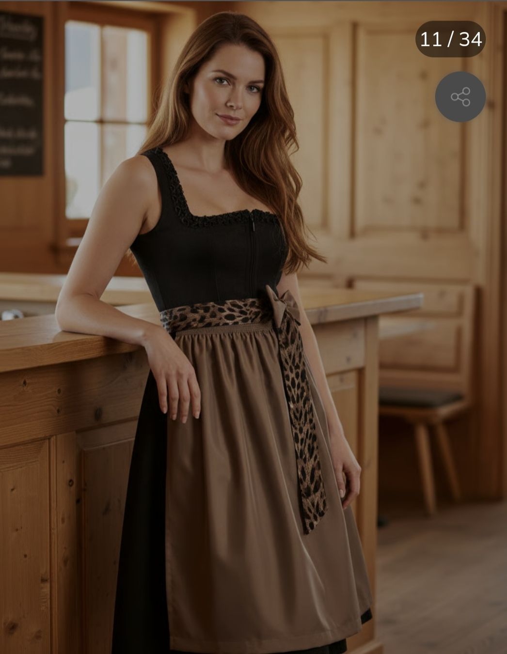 Robes: Dirndl Leomuster – Neuf avec emballage d'origine à Mollis par coit1991