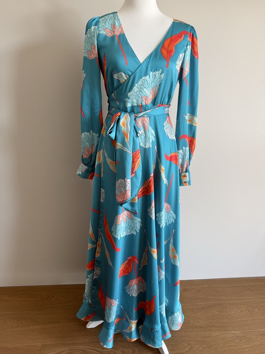 Vestiti: Wunderschönes Maxikleid mit Blumenmuster, Grösse 38/M – Nuovo (secondo la descrizione) da Stettlen venduto da Beauty-19 5