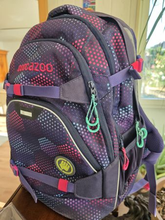 Schulrucksack Coocazoo Mate 30 Liter violett gebraucht.