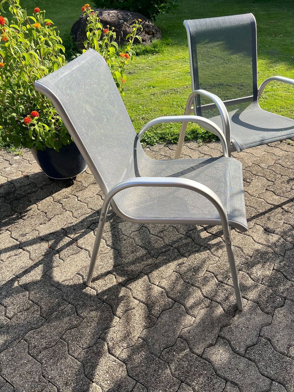 Hunn Stühle: 4 Gartenstühle Hochlehner – Gebraucht aus Thalwil von andrebrem 2