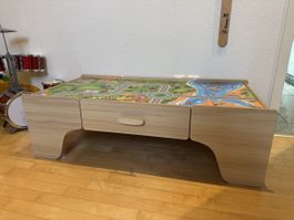 Holz Kinder Spieltisch mit Strassen Motiv
