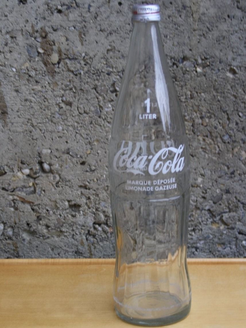 Coca-Cola Flaschen: COCA COLA 1 LITER GLASFLASCHE VINTAGE – Gebraucht aus Wauwil von Pneuedy 5