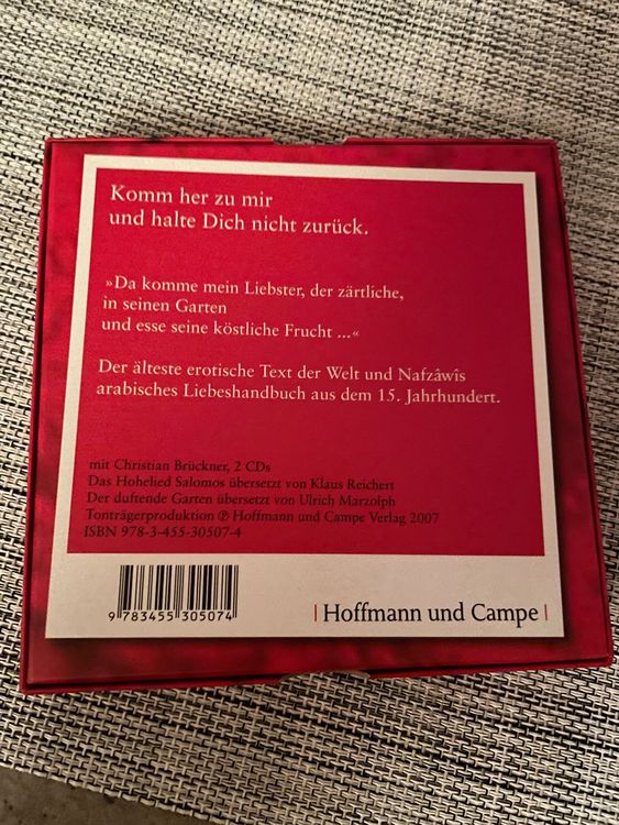 Christian Brückner Das Hohelied Salomos/Der Duftende Garten Kaufen