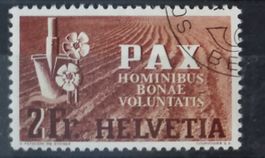3208D) 271, PAX Spaten, Blumen ET Eckstempel Kt. 200.- / LP