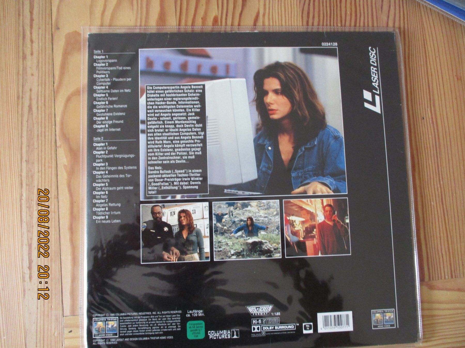 Alle DVDs: Das Netz (1995)  -- Laserdisc – Gebraucht aus Liestal von Disc-Point 1