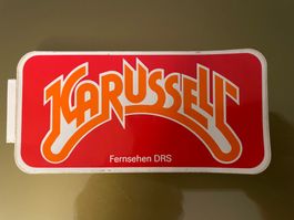 Karussell / Fernsehen DRS Aufkleber Vintage