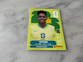 Panini FIFA Fussball WM 2026 Sticker Estevao BRA 20