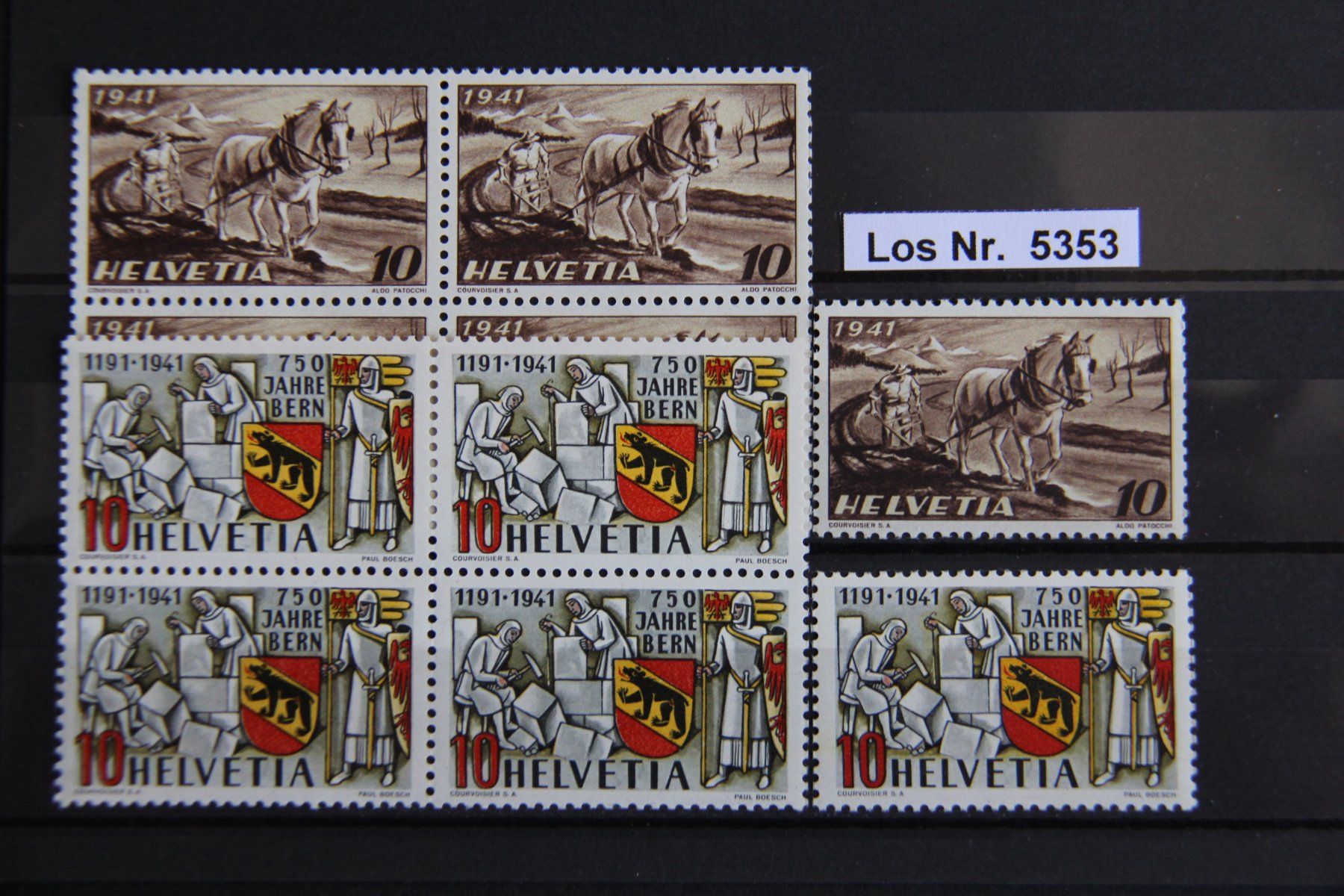 Tutti i francobolli: CH 1941 Serien Postfrisch                           Los 5353 – Nuovo (secondo la descrizione) da Volken venduto da jukon65