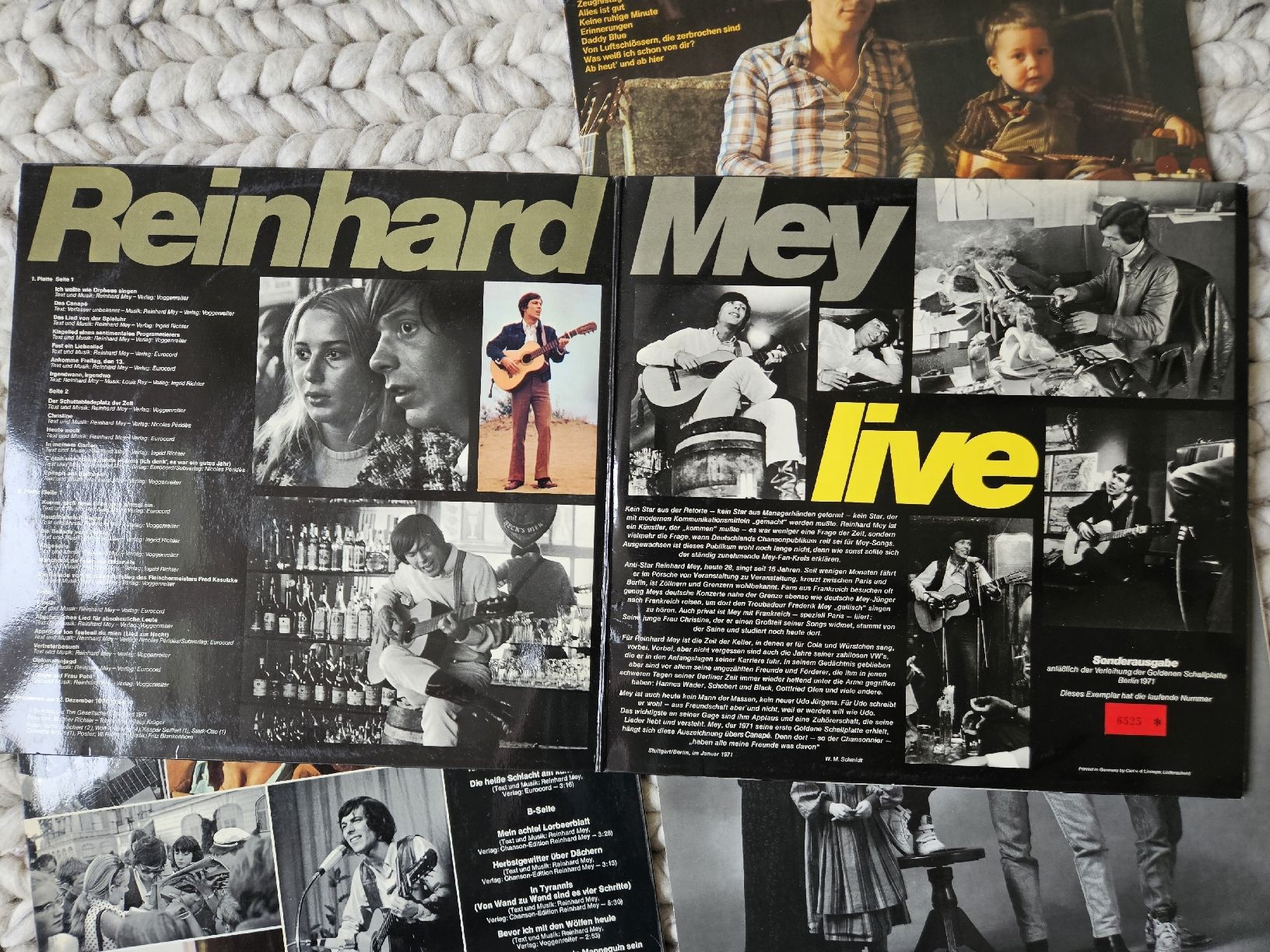 Dischi in vinile: 4 alte Reinhard Mey Schallplatten – Usato da Wettingen venduto da Sk8ertomda 2
