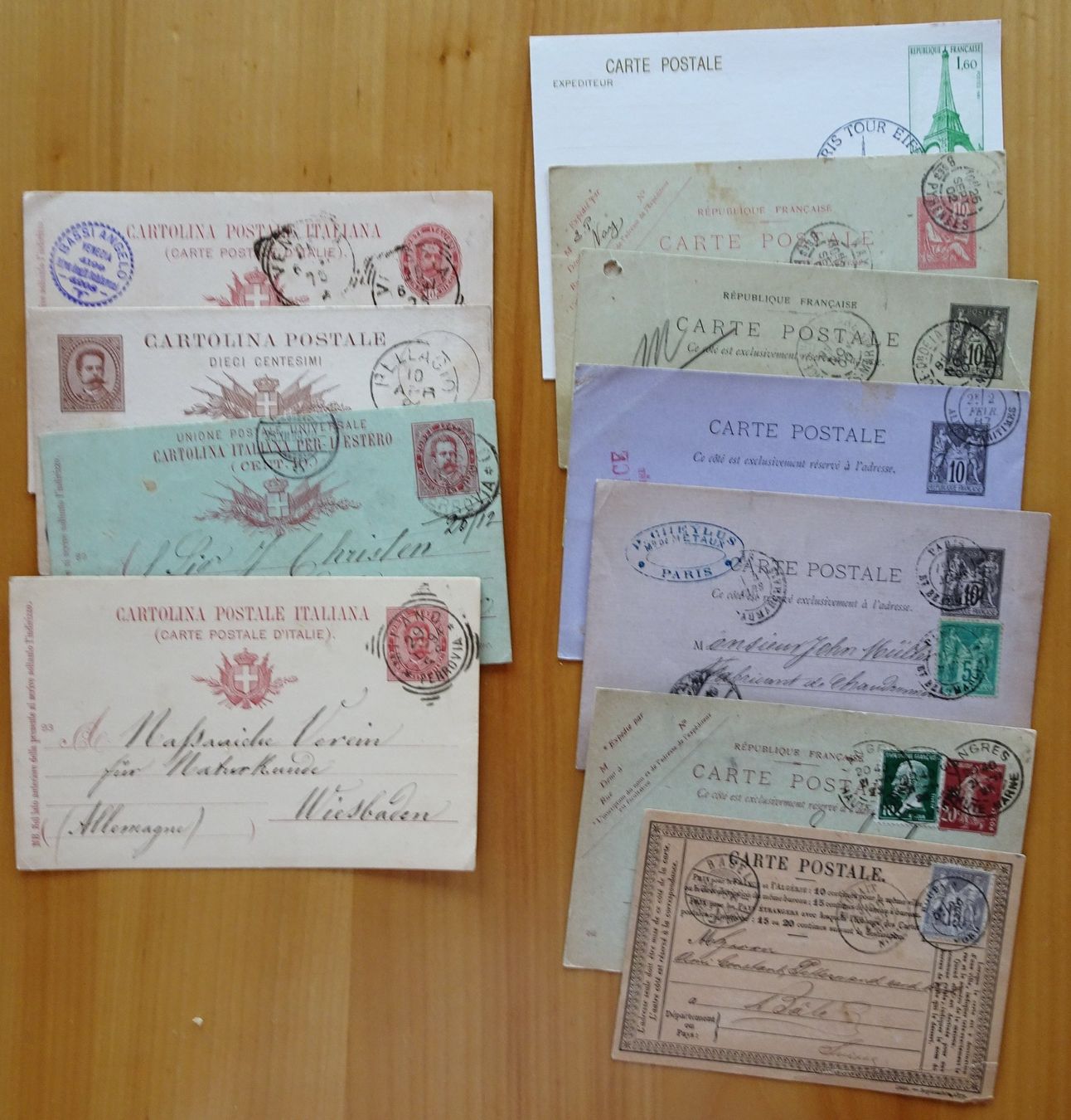 Cartoline postali: Postkarten ganze Welt – Usato da Feldbrunnen venduto da MarcusSO 5