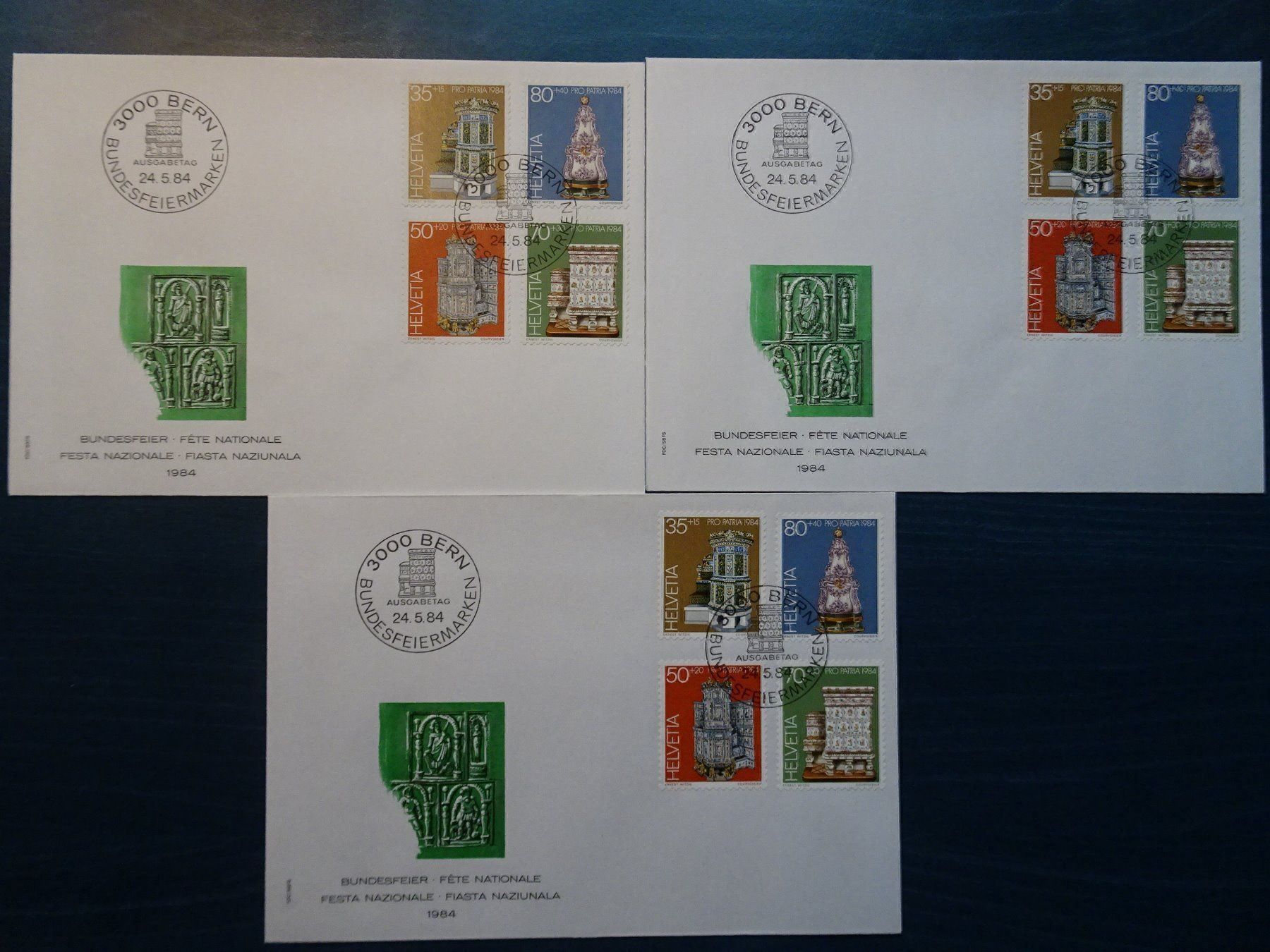 Tous les timbres: PP 1984 – Neuf (Voir description) à Aadorf par Chnorli-Furz