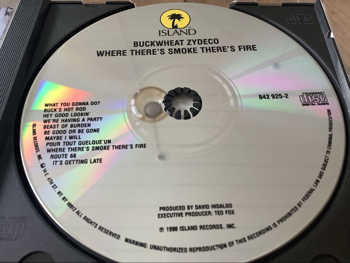 CD: Buckwheat Zydeco - Where There's Smoke CD – Usato da herzogenbuchsee venduto da HIFIANER 2