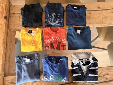 Langarm Kleiderpaket 80-86