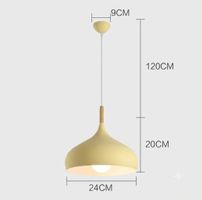 Lampe à suspension moderne nordique en Acier inoxydable