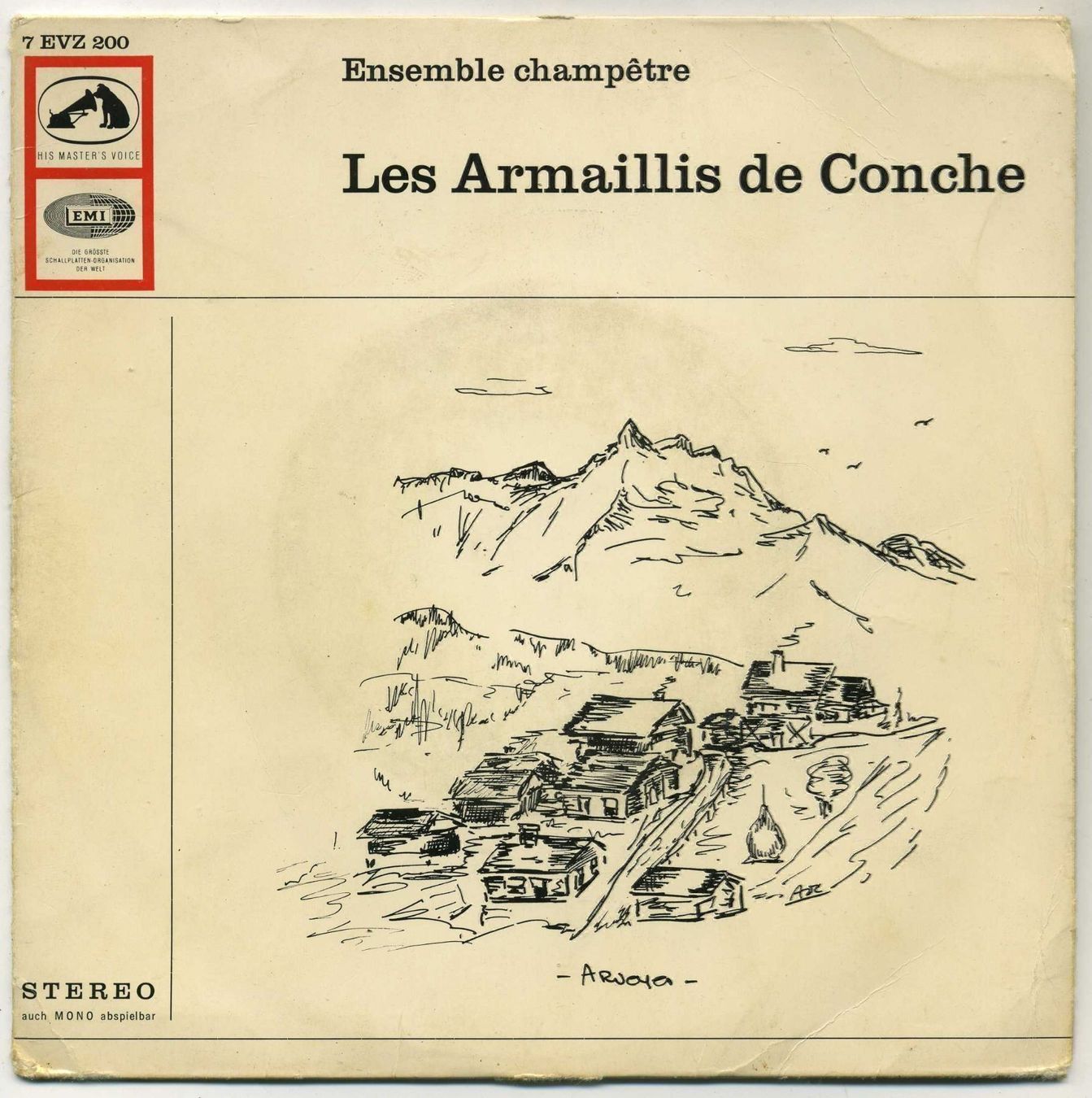 Dischi in vinile: Ensemble Champêtre Armaillis de Conche Vinyle avec Dédicace – Usato da Genève venduto da Cockattoo