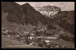 AK Les Avants, Panorama mit Hotel