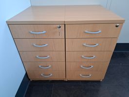 Kommoden, Schubladen, Büro (2 Stk.)