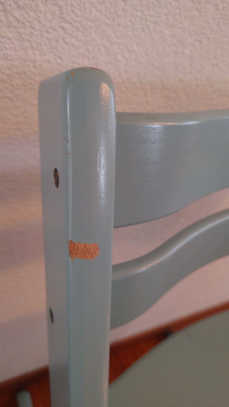 Stokke Seggioloni: Original Stokke Tripp Trapp blau mit Bezug – Usato da Schliern b. Köniz venduto da Schnumy 4