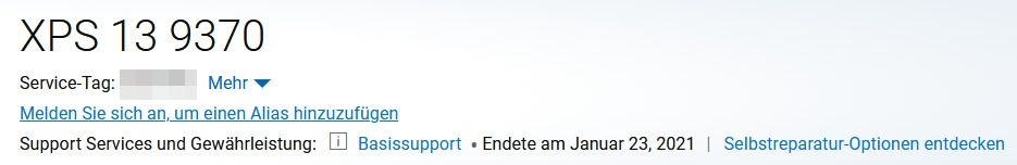 Dell Notebook: Dell XPS 13 9370 – Usato da Illnau venduto da Penguin 6