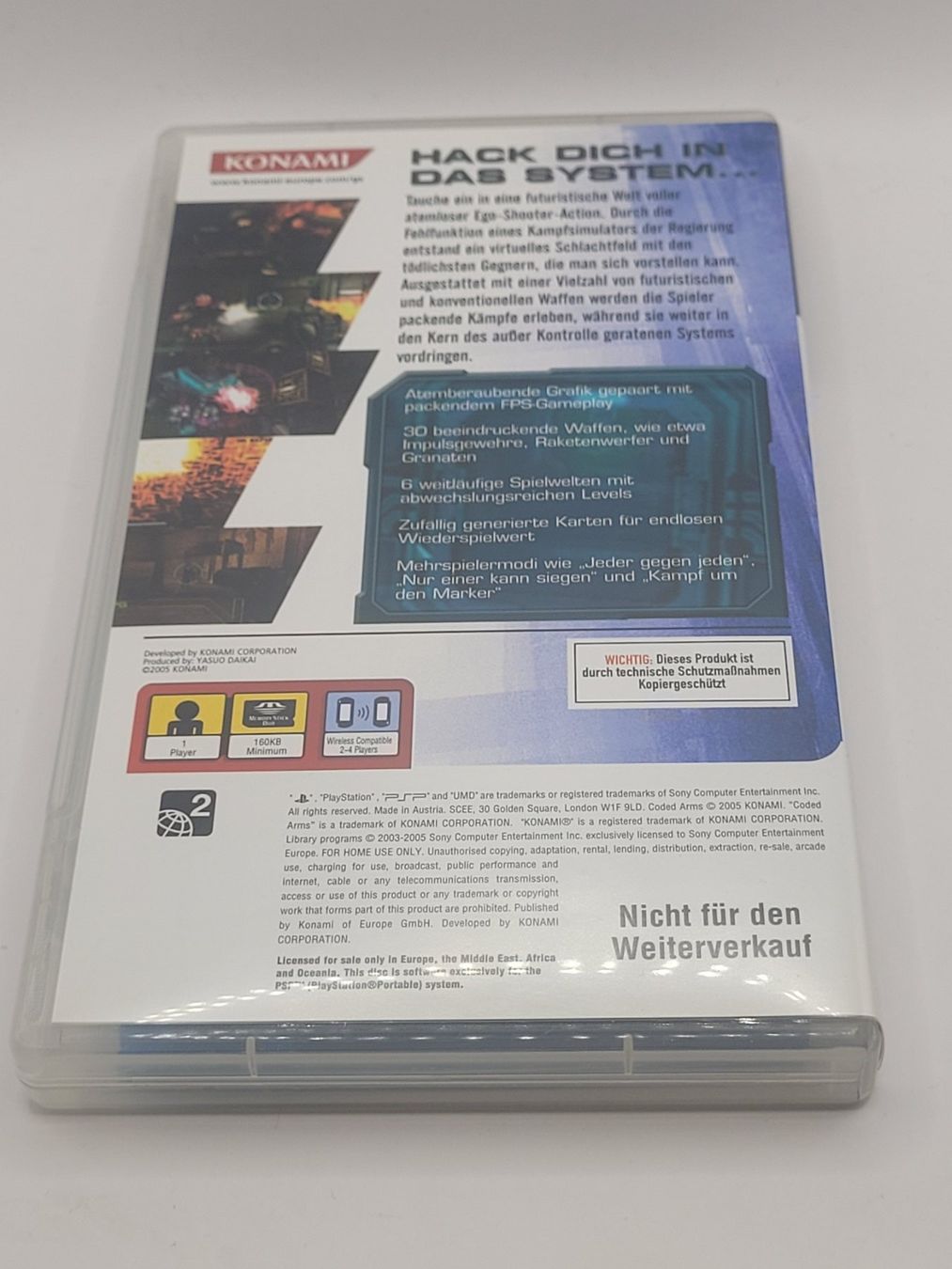 Sony Giochi: PSP Coded Arms OVP Playstation Portable – Usato da Münchenstein venduto da danytlaw 1