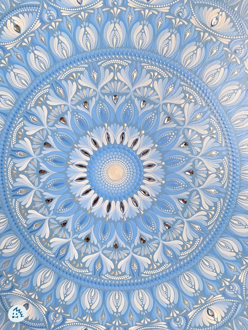Dipinti: Mandala auf Holz, Mandala Bild, Gemälde, Geschenk, Kunst – Nuovo e nell'imballaggio originale da Fanas venduto da Omibia 3