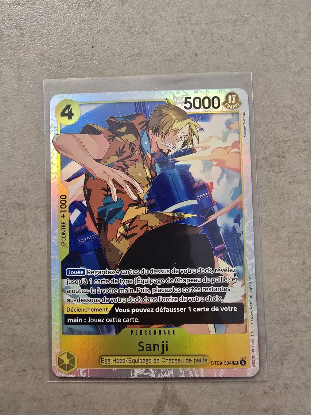 Bandai Carte collezionabili: One Piece Sanji ST29-004  SR – Nuovo (secondo la descrizione) da Bercher venduto da N3cros