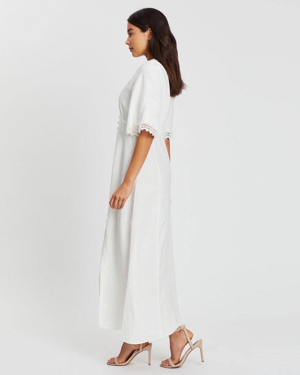 Mango Robes: Mango Maxikleid - Baumwolle - Viskose – Neuf avec emballage d'origine à Zürich par luxuryoutlet1 3