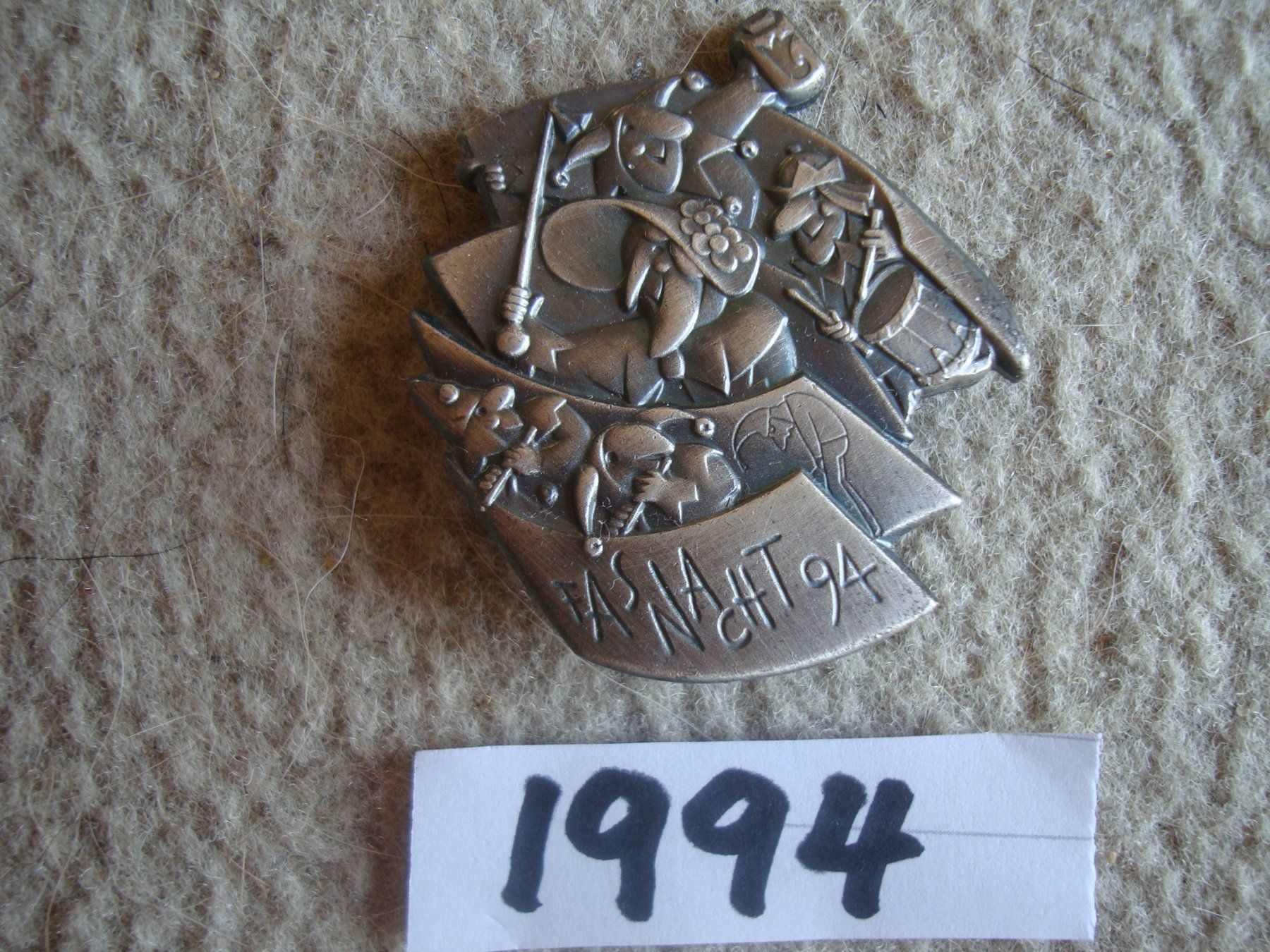 Basler Placchette & Badge: Silberplakette 1994 – Usato da Arlesheim venduto da printz01
